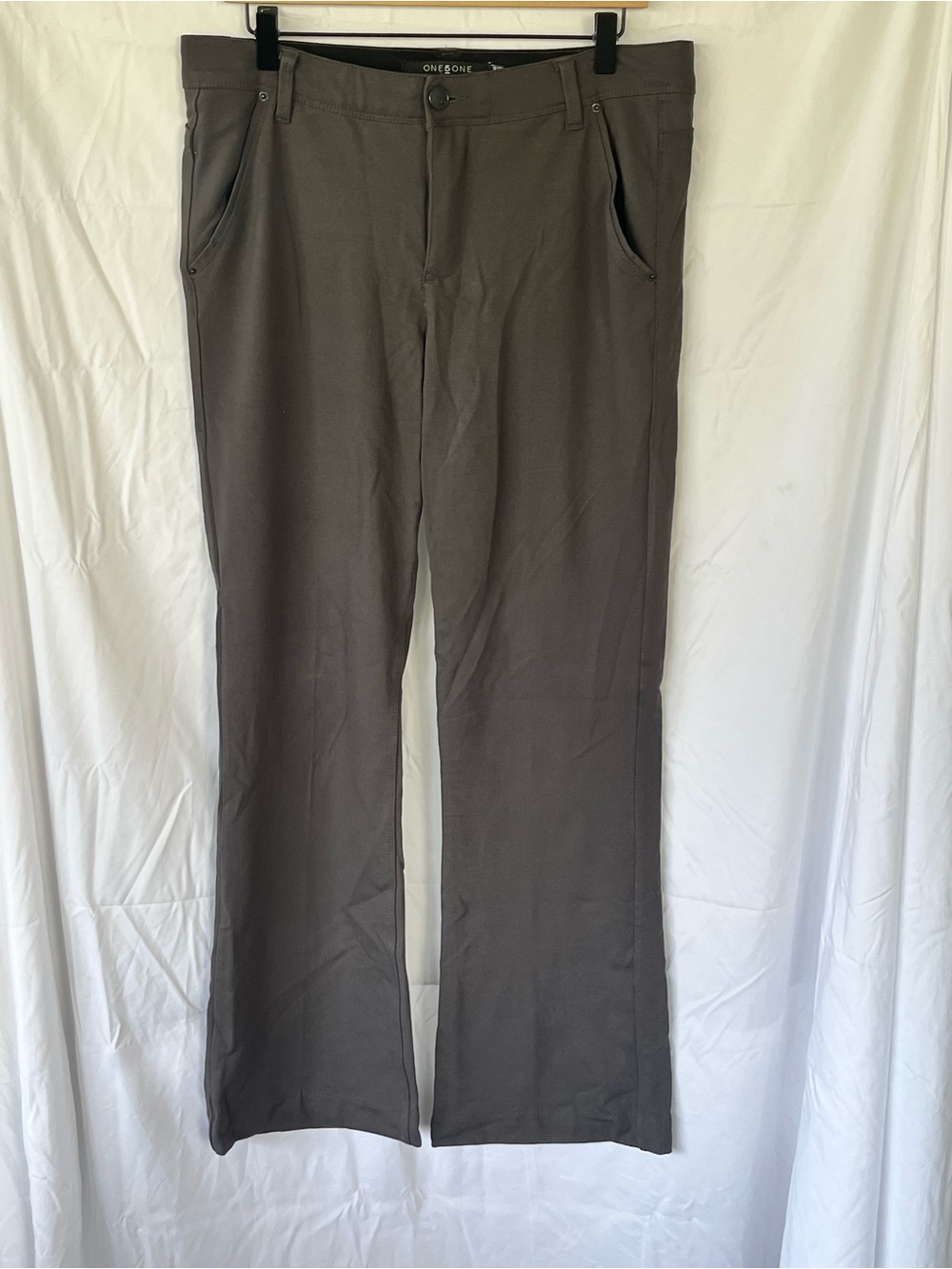 one 5 one Women's Boot Cut Pants in Dark Brown